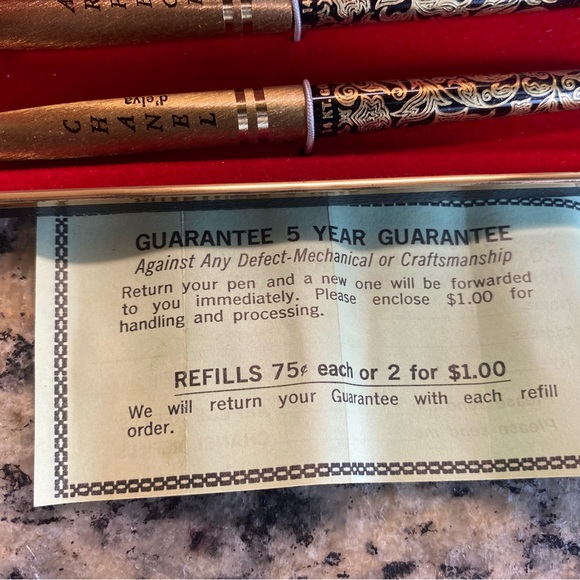 Vintage Chanel and Arpege Pen Set - Picture 8 of 8